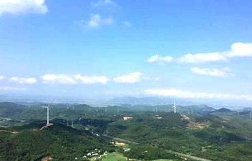 浙江阳江岭南风电场