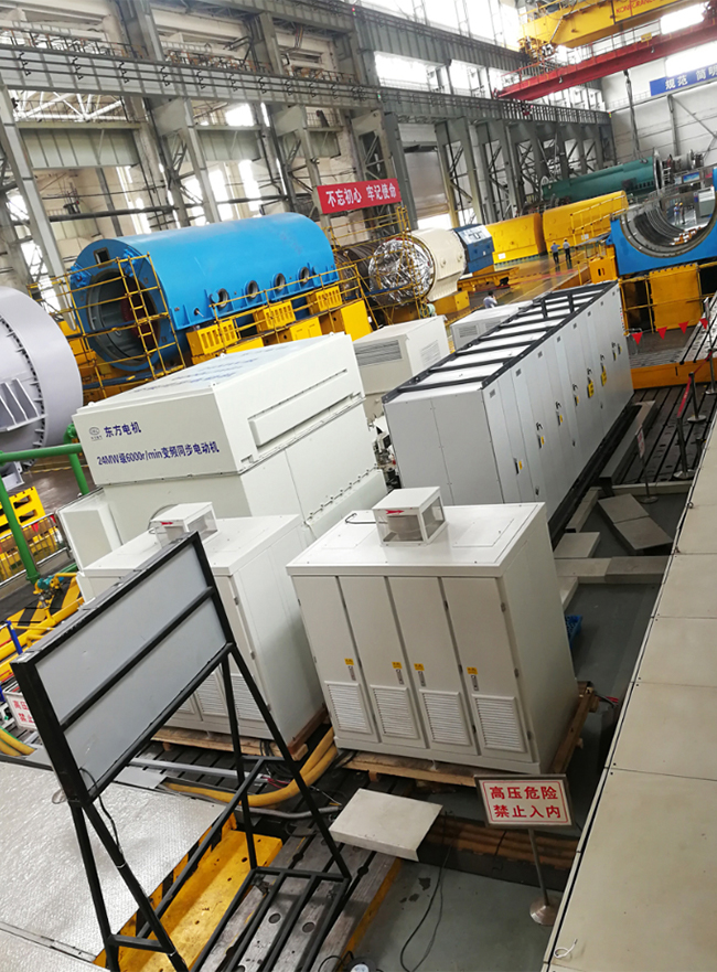 长征娱乐HD8000变频器配套国内首台24MW级6000rmin管道压缩机用同步电动机顺利完成鉴定试验 (3).jpg